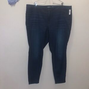 Gloria Vanderbilt Amanda High-Rise Slim Jeans - Dark Blue